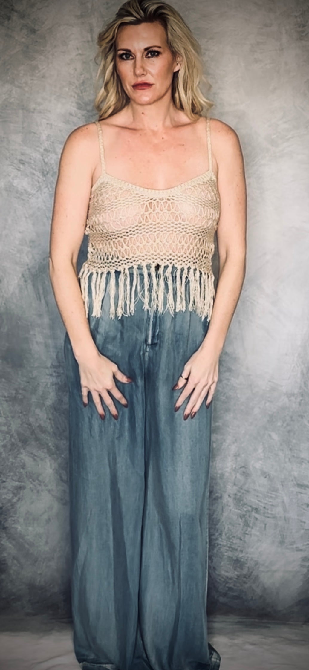 Crochet Fringe Top